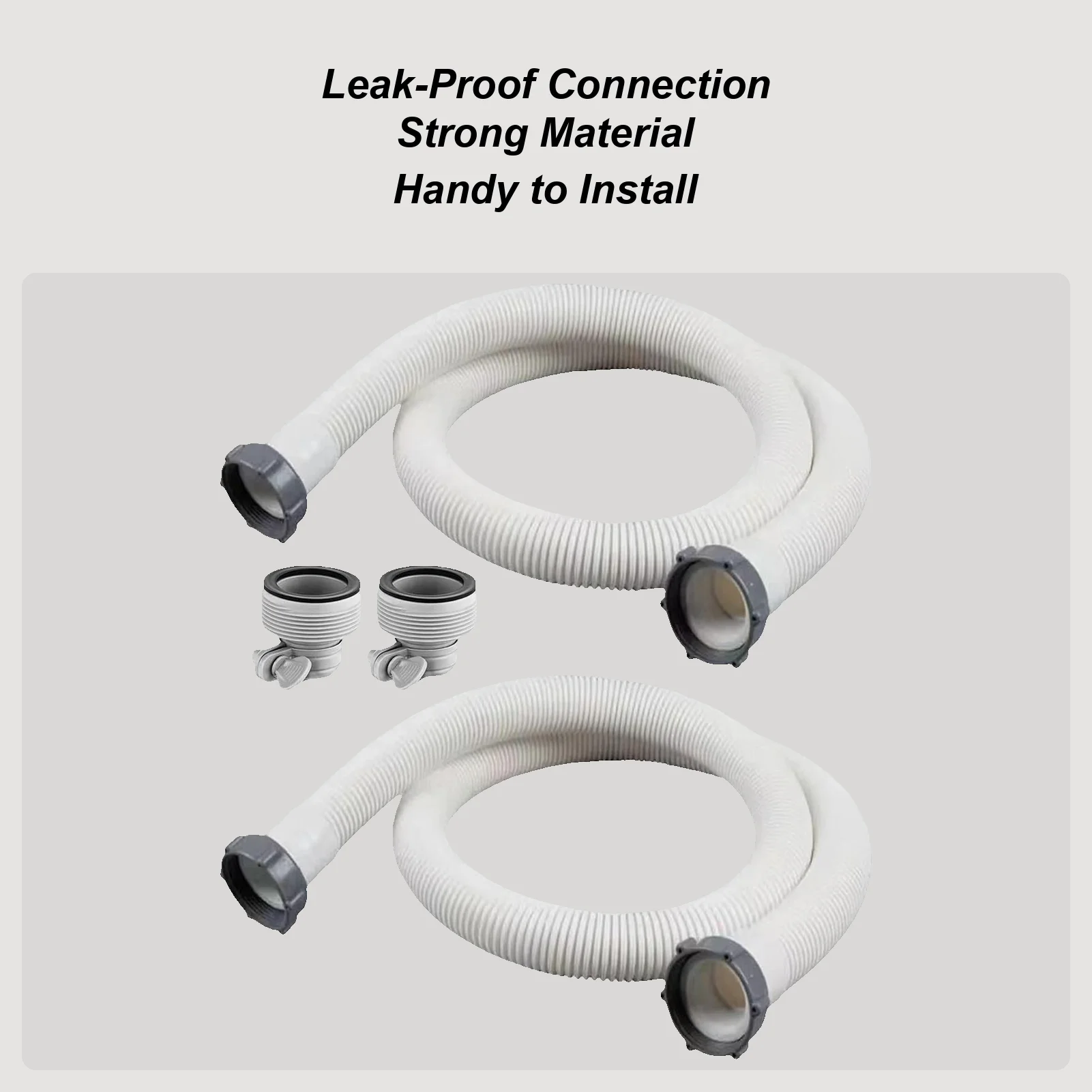 

Шланг для насоса для бассейна, 2 шт., соединительная труба для фильтра, гибкий сливной шланг из ПВХ, замена сантехнического шланга для систем соленой воды, бассейна