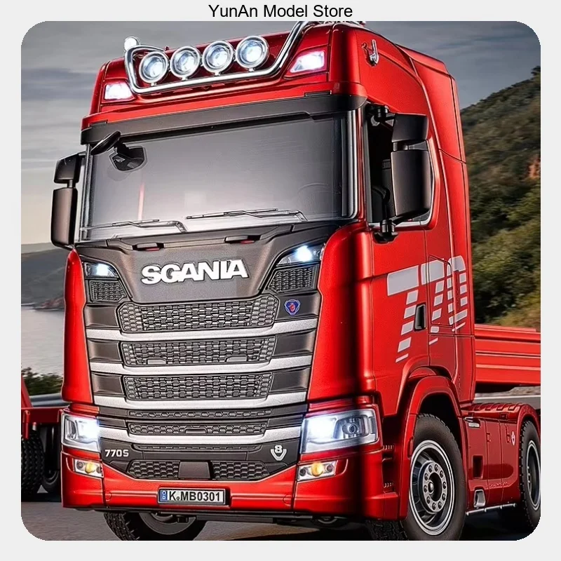 With Light And Sound Remote Control Engineering Trailer Truck 2.4g Huina 1/18 19ch Rc Truck 1501 770s Alloy Tractor