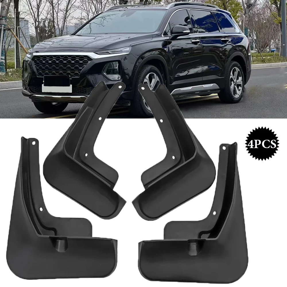 

4X Mudflaps Mud Flaps Splash Guards Mudguards Mud Flap Front Rear Fender Protector For Hyundai Santa Fe TM 2019-ON