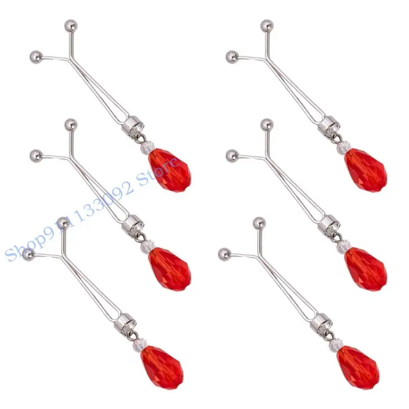 Clipe alfinete lenço forma liga zinco ferramenta cinzelamento cintura para calças vestido