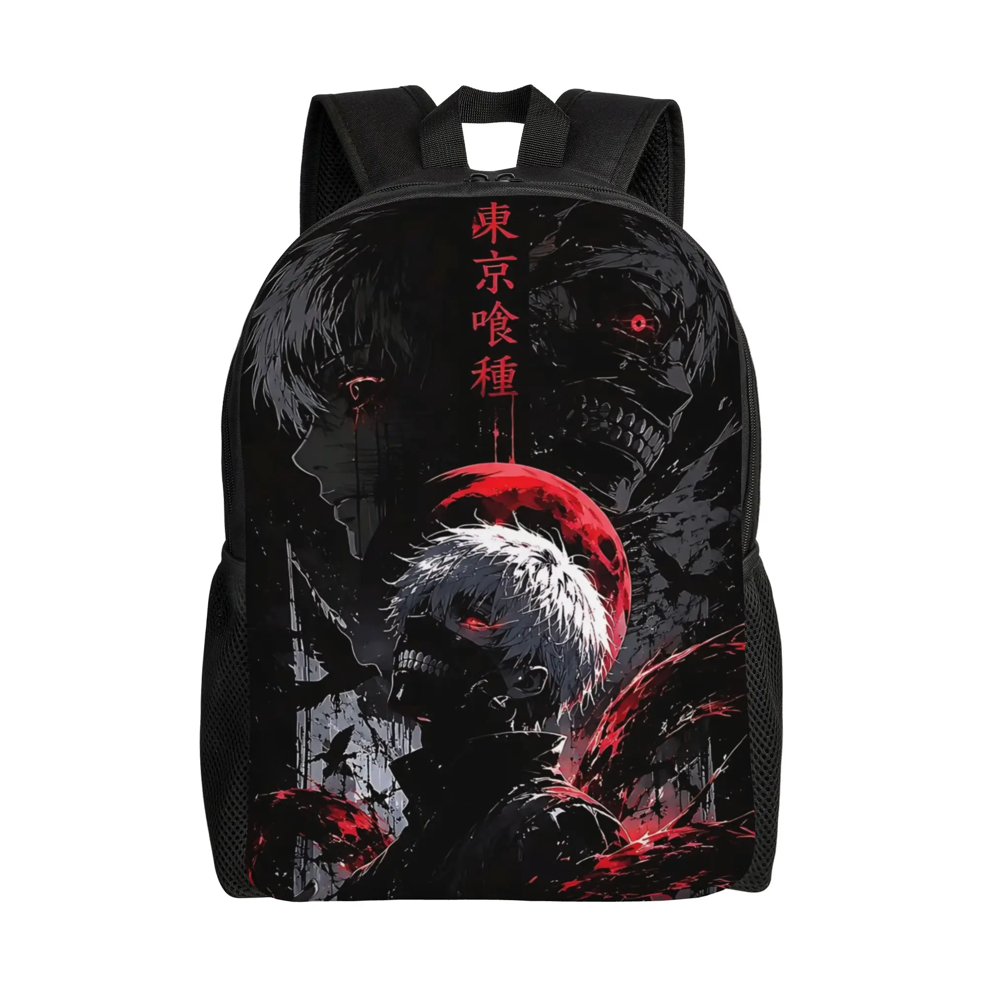 Fashion Halloween Tokyo Ghoul Kaneki Backpacks Its Bag  mochila Work Retro Washable Rucksack