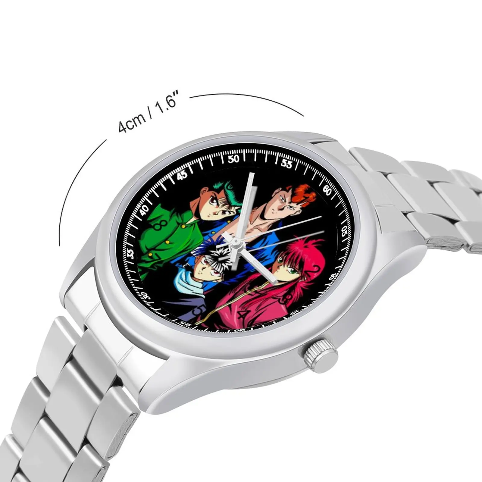 Yu Yu Hakusho Squad Quartz Watch Japanese Anime Travel Neat Wrist Watch Steel Design Fashion Men Wristwatch