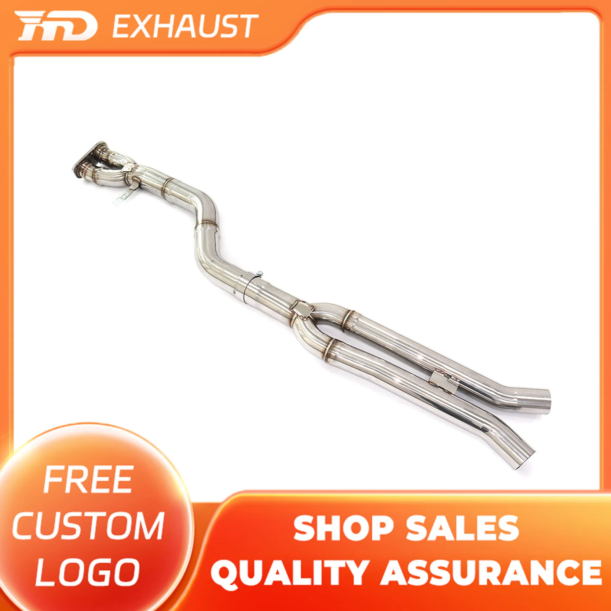 

HMD Exclusive Customization High Performance Exhaust System For BMW X3M F97 Stainless Steel Single Resonant Tube Car Parts