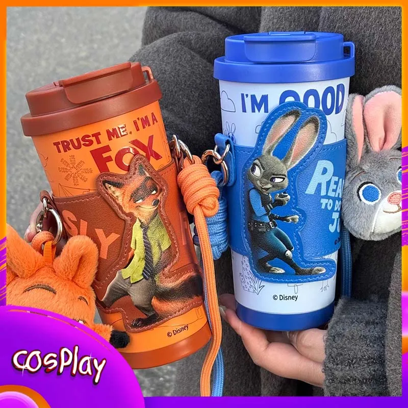 

Ник Джуди мультяшная фигурка термос Disney Zootopia аниме 316 нержавеющая сталь 500 мл чайник повседневная модная кофейная чашка подарок