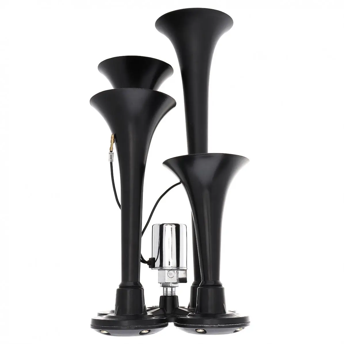 

12V 178db Super Loud 4 Trumpet Car Air Horn Waterproof Auto Air Horn for Trucks / Boats / Vehicles