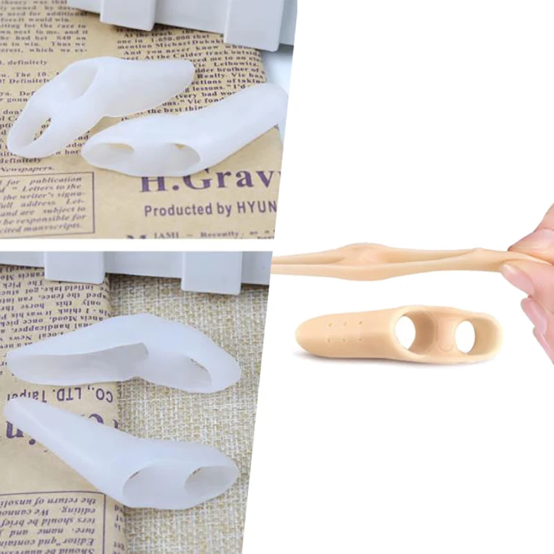 

1Pair Silicone Gel Thumb Corrector Bunion Foot Toe Hallux Valgus Protector Separator Finger Straightener Adjuster Foot Care Tool