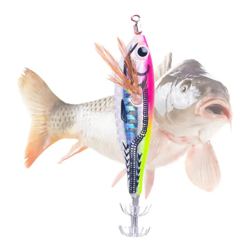 Saltwater Trolling Lures Salmon Jigs 3D Fishing Lures Trolling Lures Deep Sea Fishing Lures Saltwater Jigs Animated Lure For