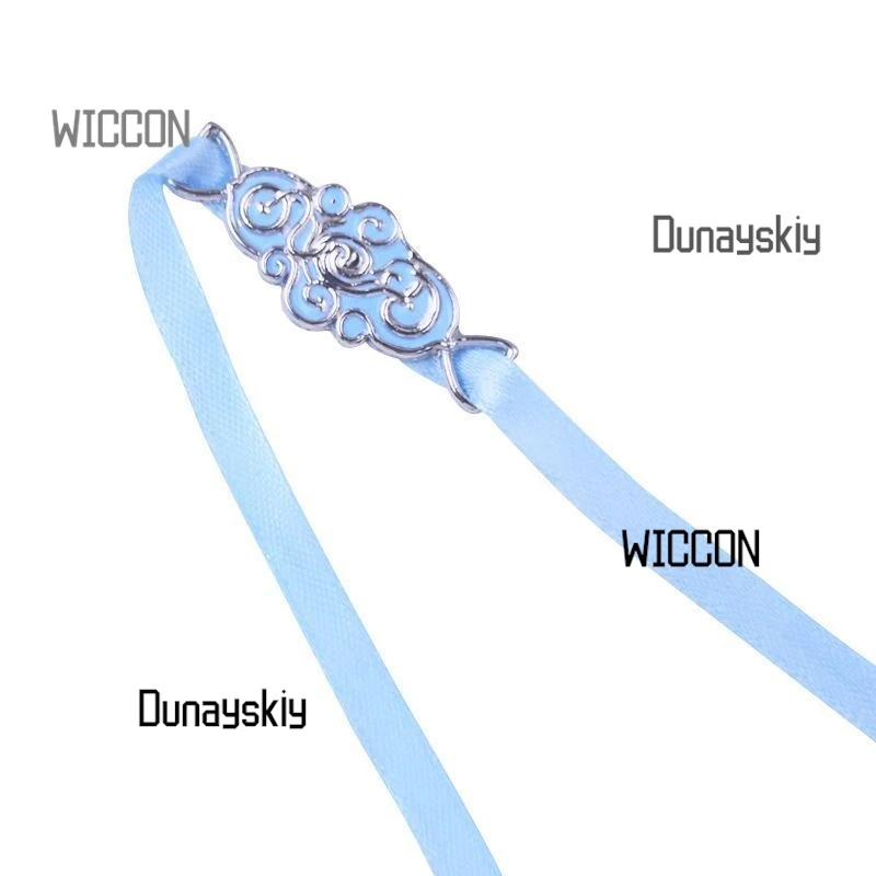 Mo Dao Zu Shi Lan Wangji Forehead Ribbon - Gusu Lan Clan Ancient Chinese Hairband Cosplay Accessory Boketto Style 2025 New