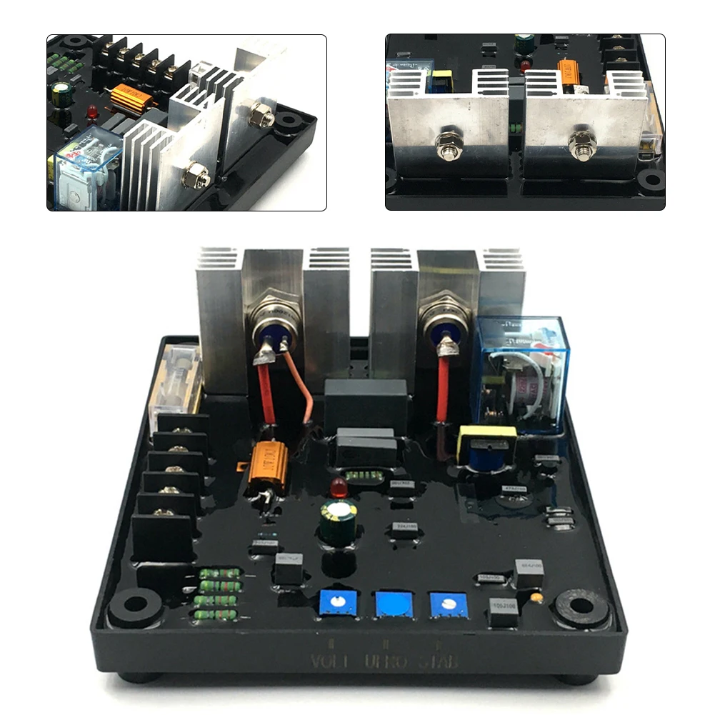 POW50A Voltage Regulator for Diesel Generator Accessories High Reliability for Outdoor and Industrial Applications