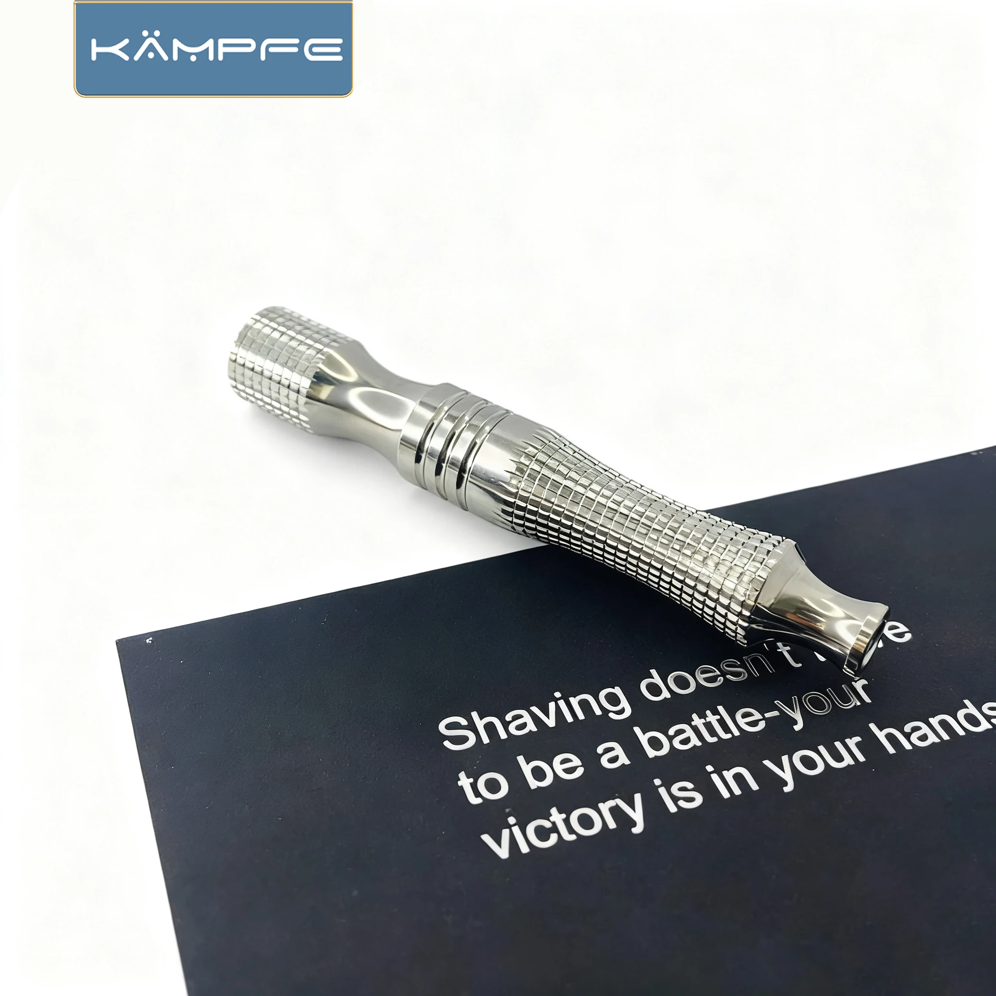 KAMPFE مادة التيتانيوم ماكينة حلاقة اللحية مقبض الحلاقة السلس للرجال والنساء