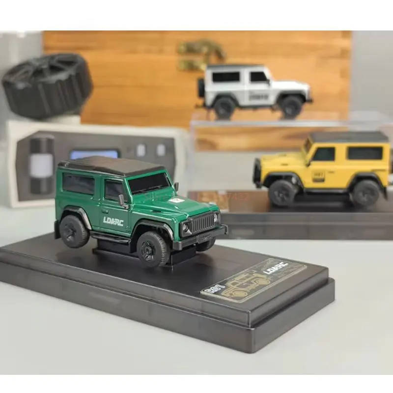 LDARC R01 MINI RC Crawler 1/64 Simulierte elektrische Fernbedienung Modellauto Tabletop RTR 2,4 GHz Erwachsene Kinderspielzeug