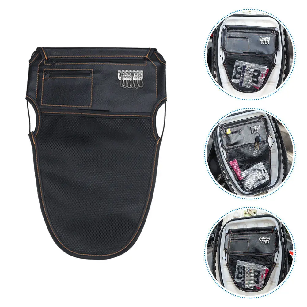 

Multifunctional For Motorcycle Large Capacity Pu Storage Pouch Scooter Seat Bag Under Seat Compartment Motorbike