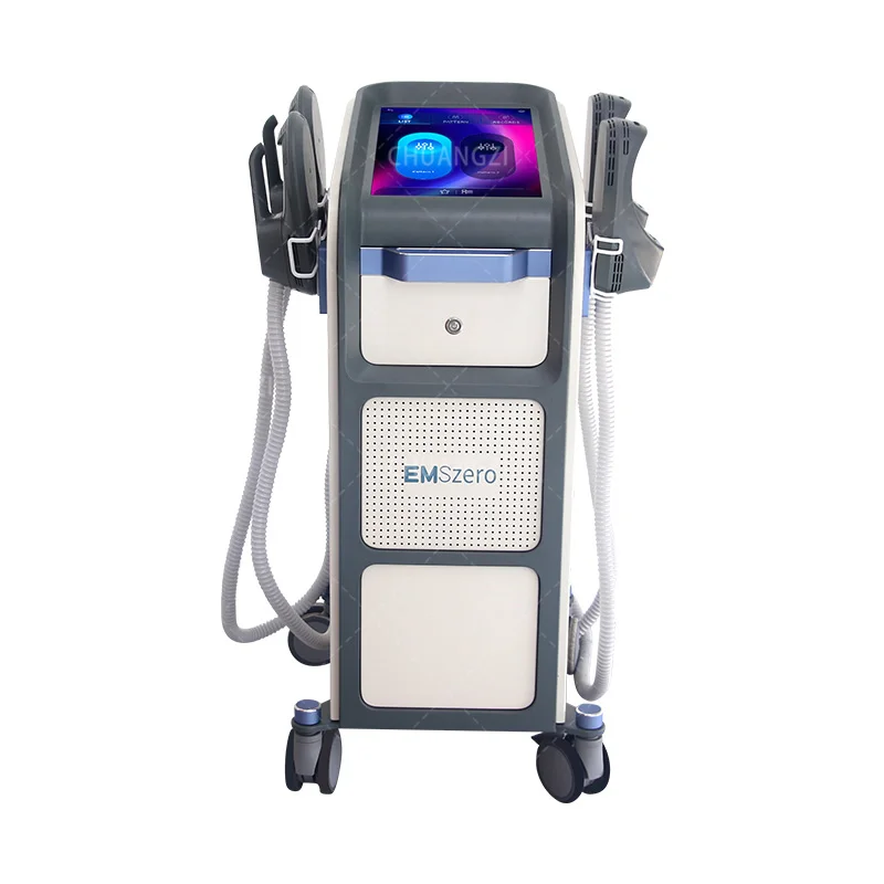 Hiemt Body Sculpt Machine DLS-EMSLIM Neo Power 6500W 4 Handle Pelvic Pad Optional Ems Muscle Stimulator Emszero