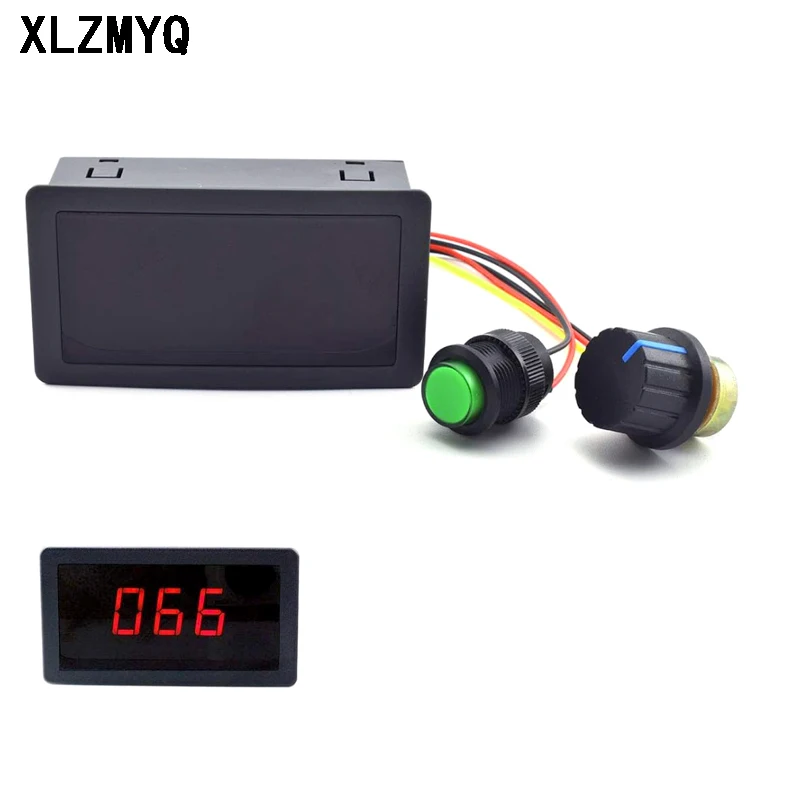 DC 6V 12V 24V PWM Motor Speed Controller Infinitely Variable Led Digital Display LED Motor Controller Speed Regulator