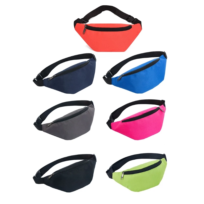 ผู้ชายเอว Fanny Pack เข็มขัดไหล่กระเป๋า Multi-Function Travel Hip Bum กระเป๋าสะพายข้างกระเป๋าหน้าอกสำหรับเหรียญ