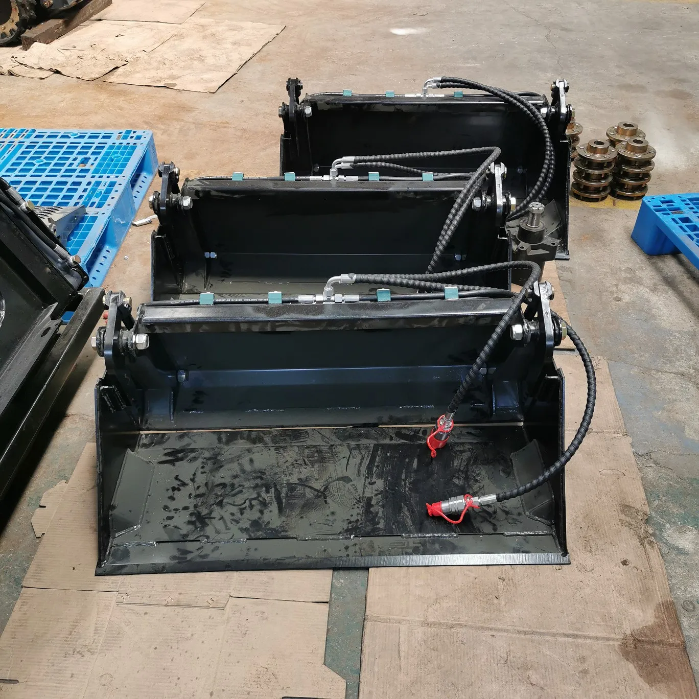 Heavy Duty 4 In1 Bucket Attachment For Mini Skid Steer Loader