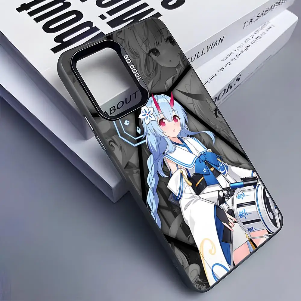 Blue Archive Chise Phone Case for Samsung Galaxy S26 S25 S24 S23 S22 S21 S20 Note20 Plus Ultra Colorful Silver Cover