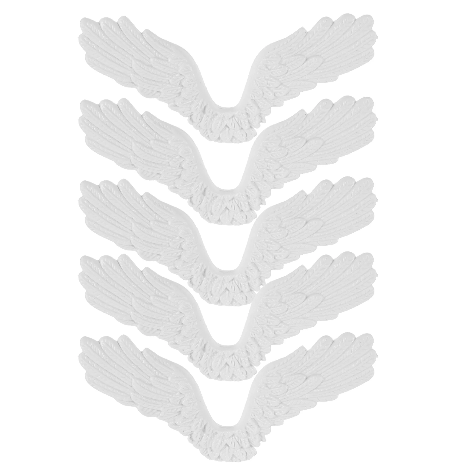 

5 Pcs Angel Wings Decoration Angels for Home Crafts Diy Plastic Decorative Party Decorations