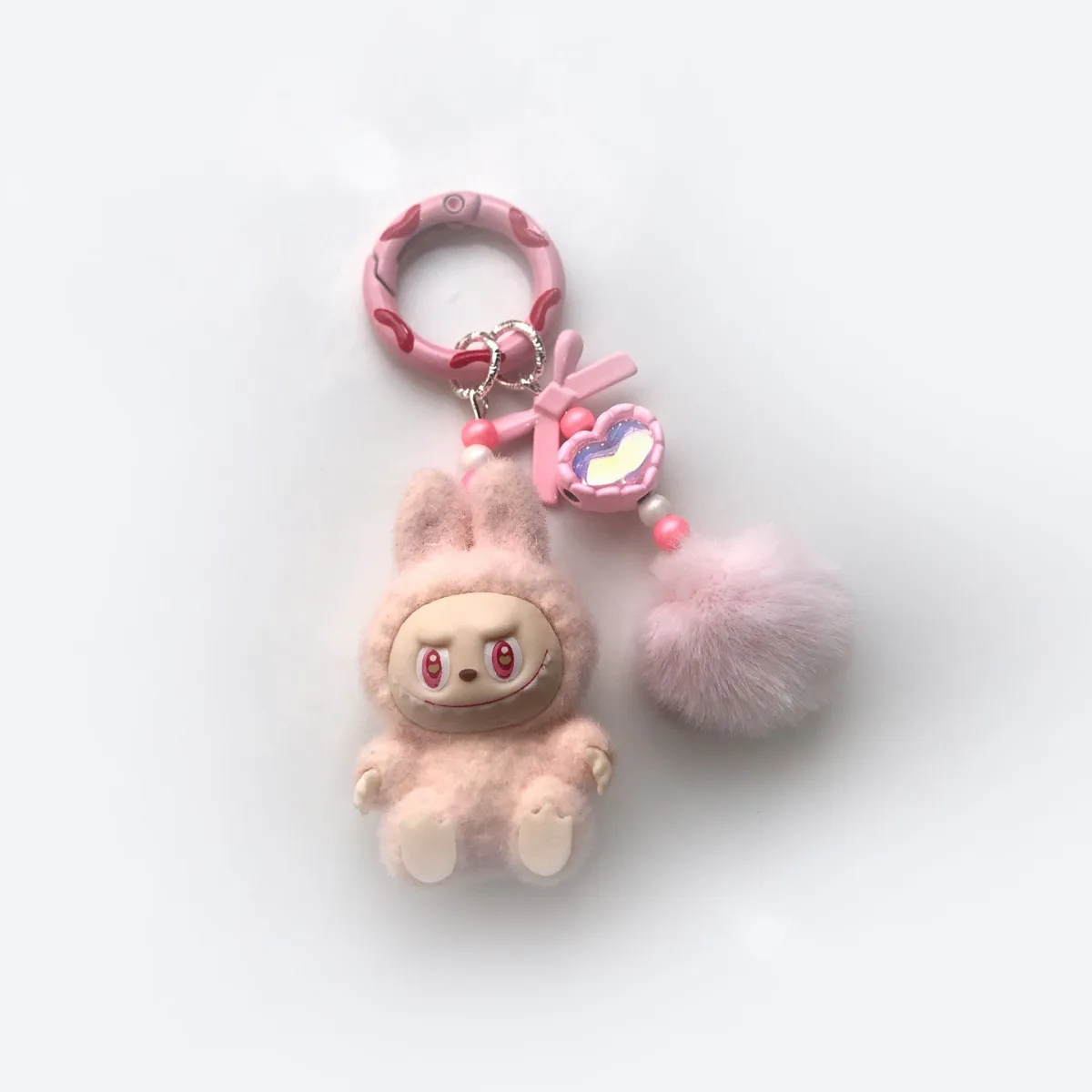 

Cute Cartoon New Labubu Phone Chain Hanging Rope Keychain Backpack Pendant Shoulder Bag Ornament Gift for Girlfriend