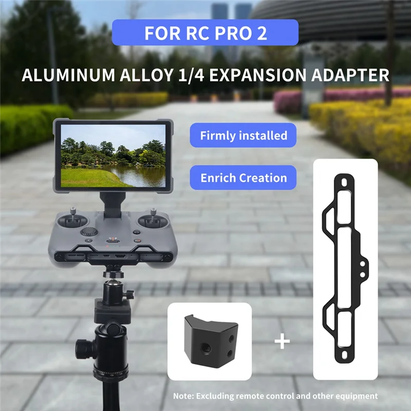 【B74A】Aluminium Expansion Plate Remote Control 1/4" Thread For DJI Mavic 4 Pro RC PRO 2 Tripod Adapter Bracket Handheld Accessor