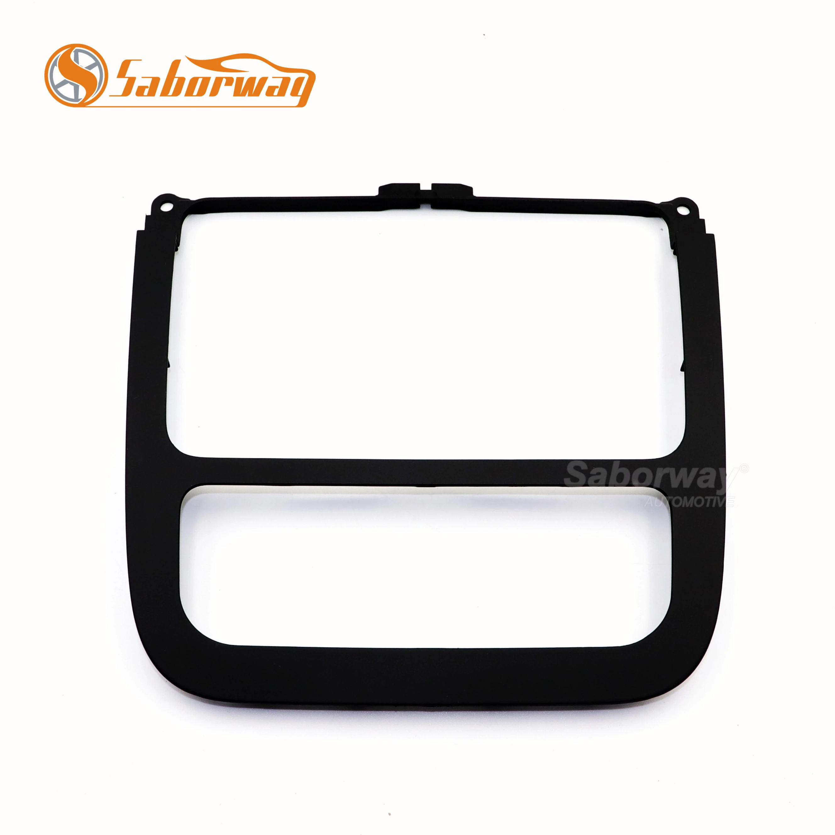 Saborway Black Central CD Radio Cover Trim For Jetta 2011 1KD858069 1KD 858 069