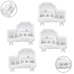 4Pcs Window-Regulator Repair Kit Glass Holder Front Left Right Driver Side Clamp For Passat (4- And 5-Door Models) 1996-2005