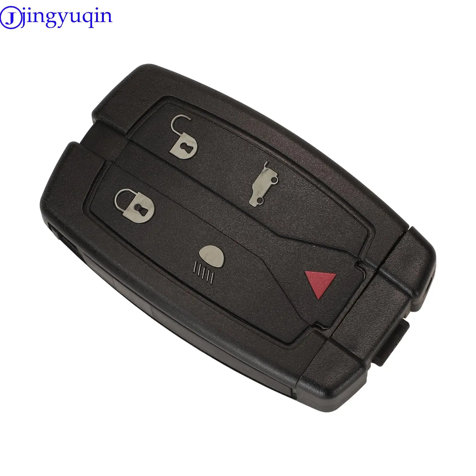 รีโมท jingyuqin กุญแจรถ5ปุ่ม315/433MHz สำหรับ Land Rover Freelander 2ค้นพบการควบคุมสมาร์ทคีย์ที่มีโลโก้
