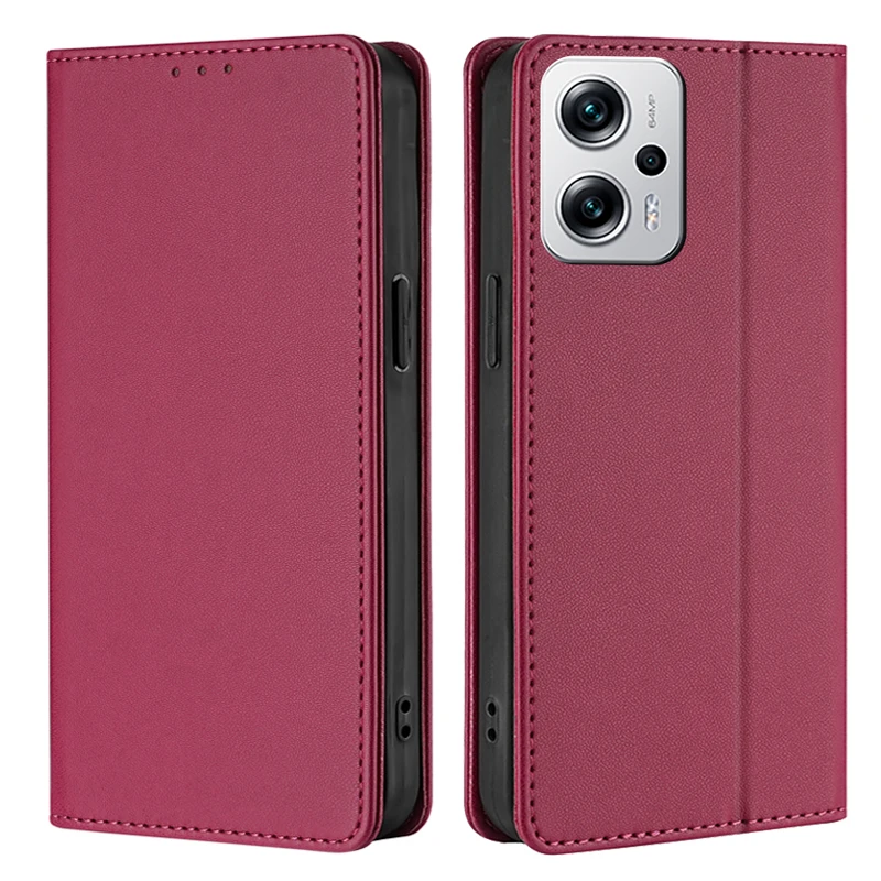 Custodie protettive per telefono in pelle con Flip cover in Silicone per Xiaomi Redmi Note 10 10S 10T 11 11E 11S 11T JE SE Lite Pro Plus Max 4G 5G