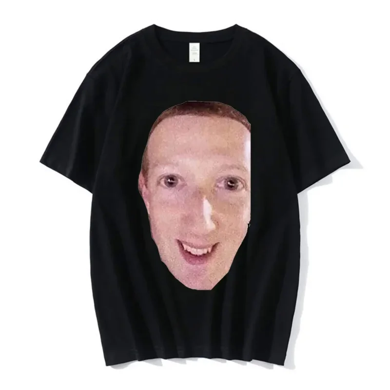 Camiseta de manga corta para mujer, ropa de calle de talla grande, con diseño de mald Zucc, Meme, Facebook, Mark, Zuckerberg