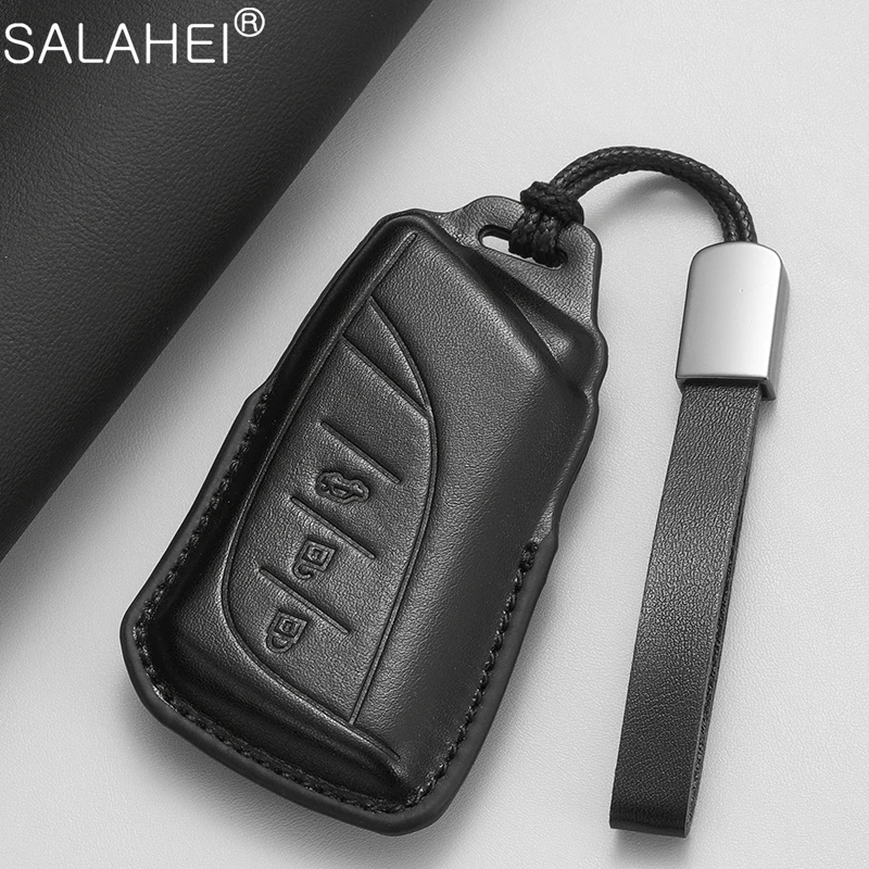 

Leather Car Key Case Cover Shell Holder For Lexus NX IS RX ES GX LX LS UX GS 200 260 300 350 NX200 NX300 RX350 ES300 Accessories