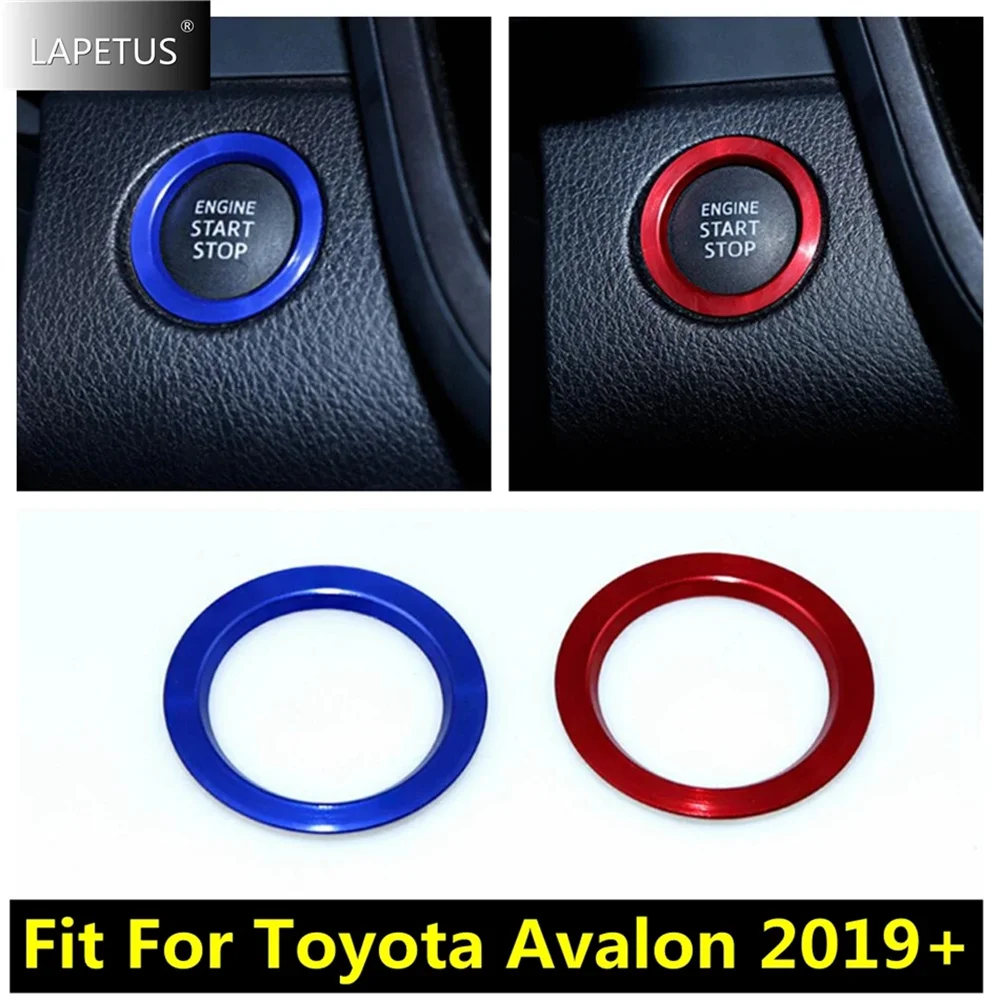 

Metal Car Engine Start Stop Push Button Key Hole Switch Ring Decor Cover Trim For Toyota Avalon 2019 - 2023 Interior Accessories