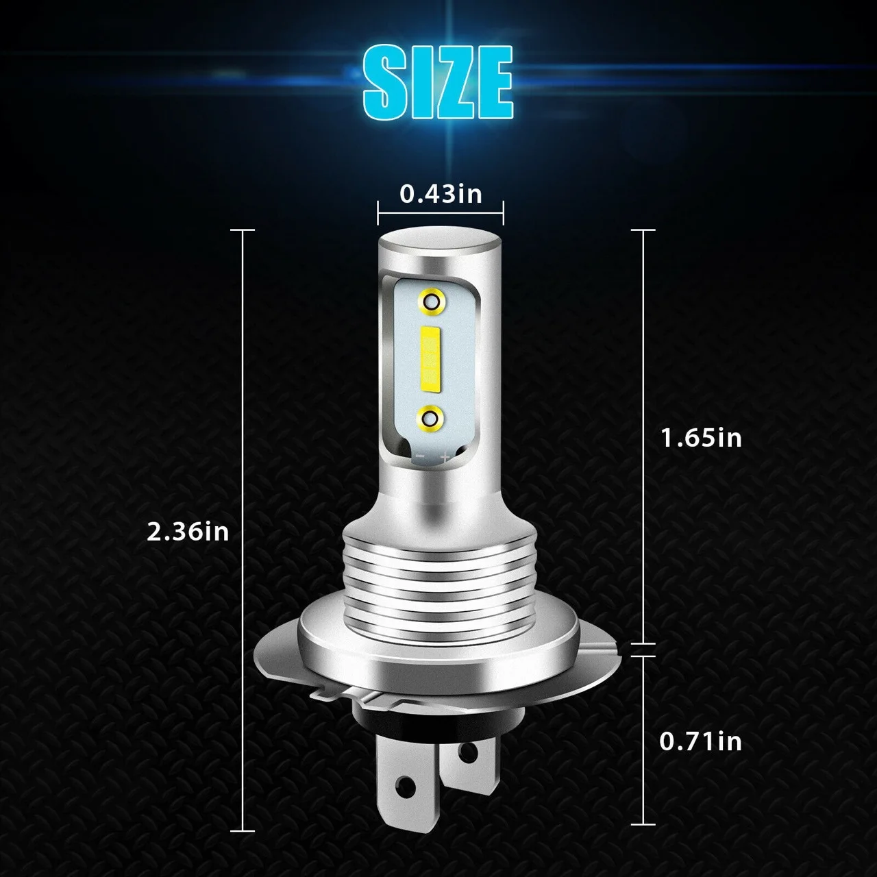 슈퍼 브라이트 LED 헤드라이트 전구, 하이 로우 빔, 6000K 슈퍼 화이트 조명, 자동차 안개등, 자동 DRL, H8, H9, H11, 12V, 24V, 80W, 4 개