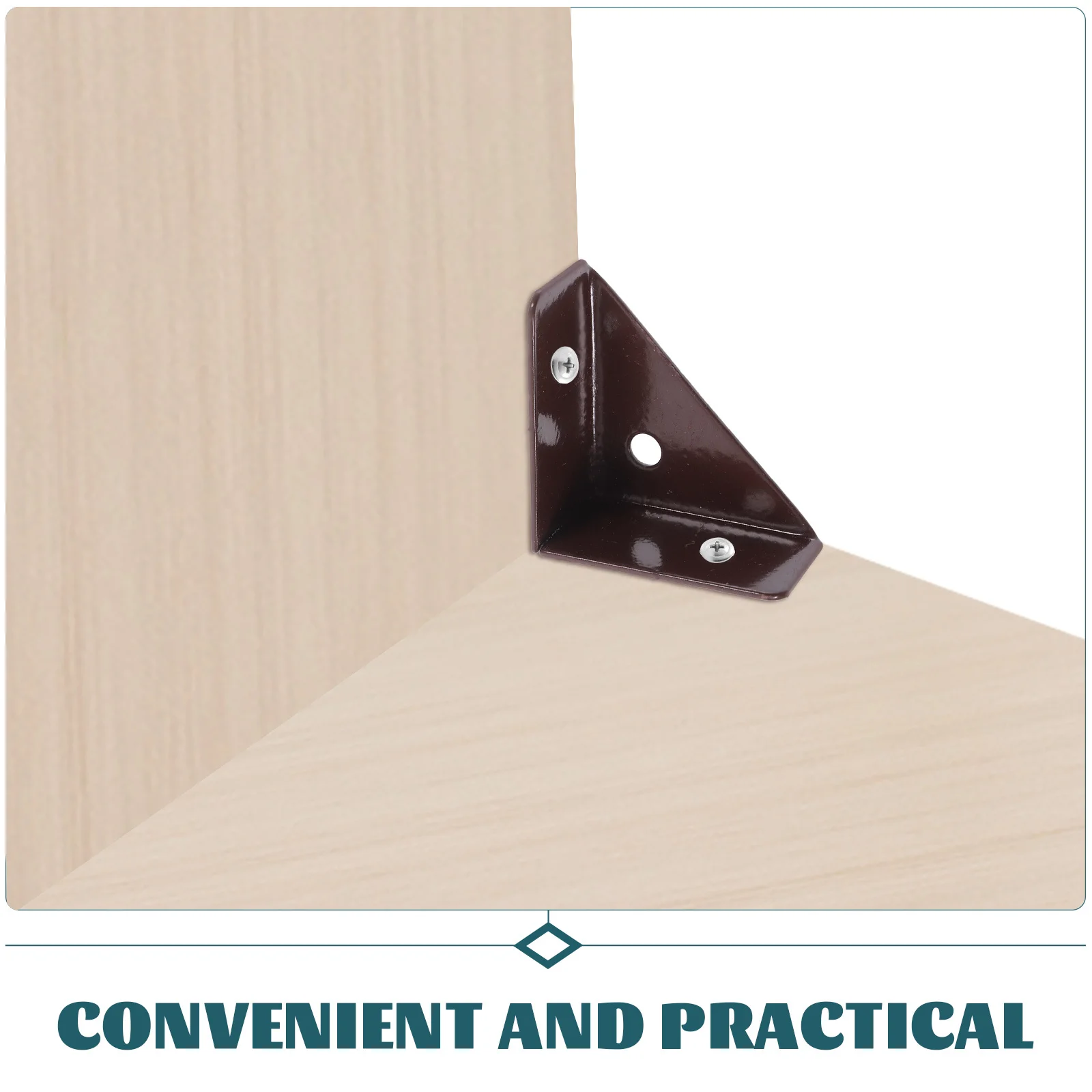 

10pcs Thick Cold-Rolled Steel Corner Braces Heavy Duty Shelf Brackets For Furniture Wall Cabinet Support Angle Brackets Hardware