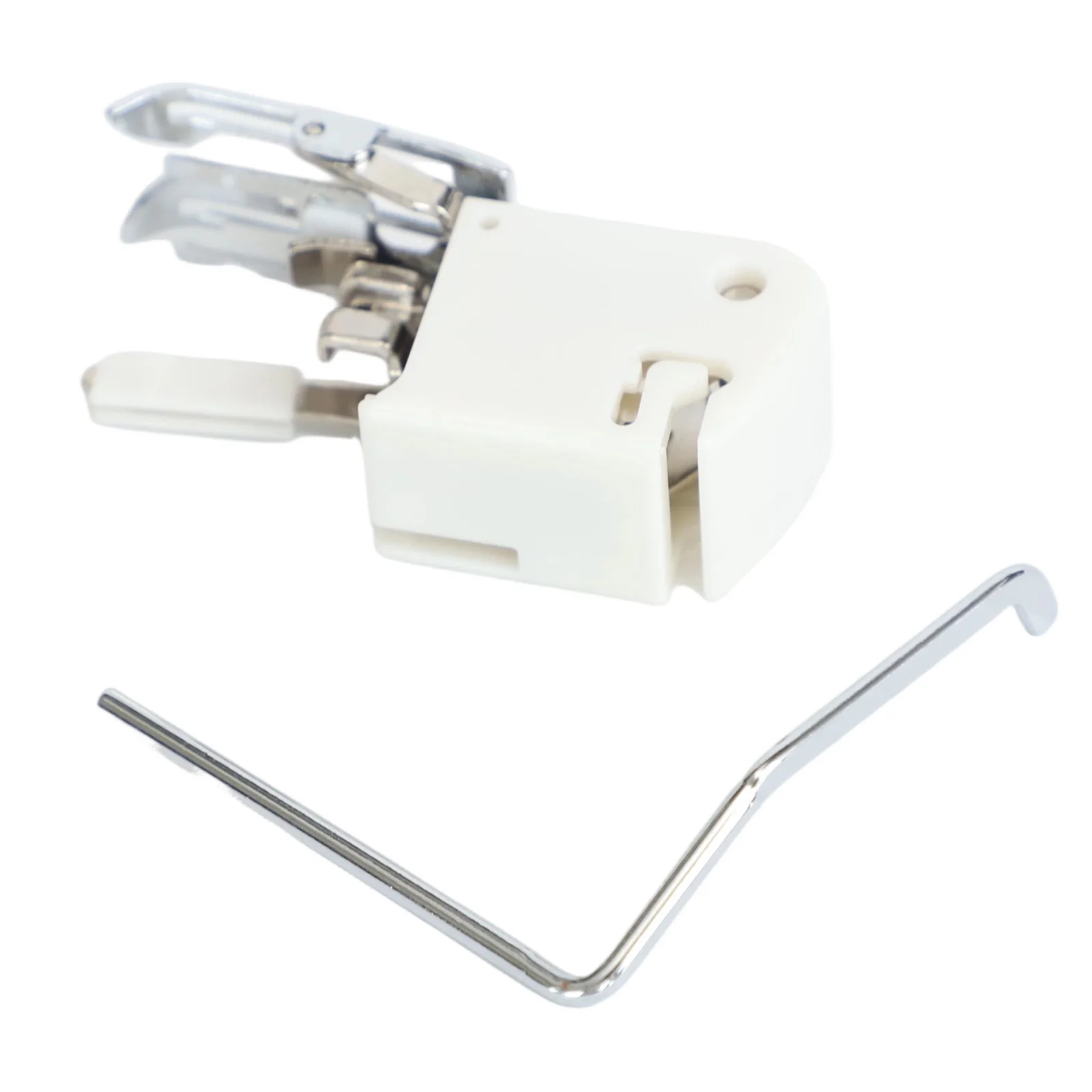 Even Feed Foot with Metal and Plastic Components for Reliable Performance on Heavyweight and Delicate Textiles