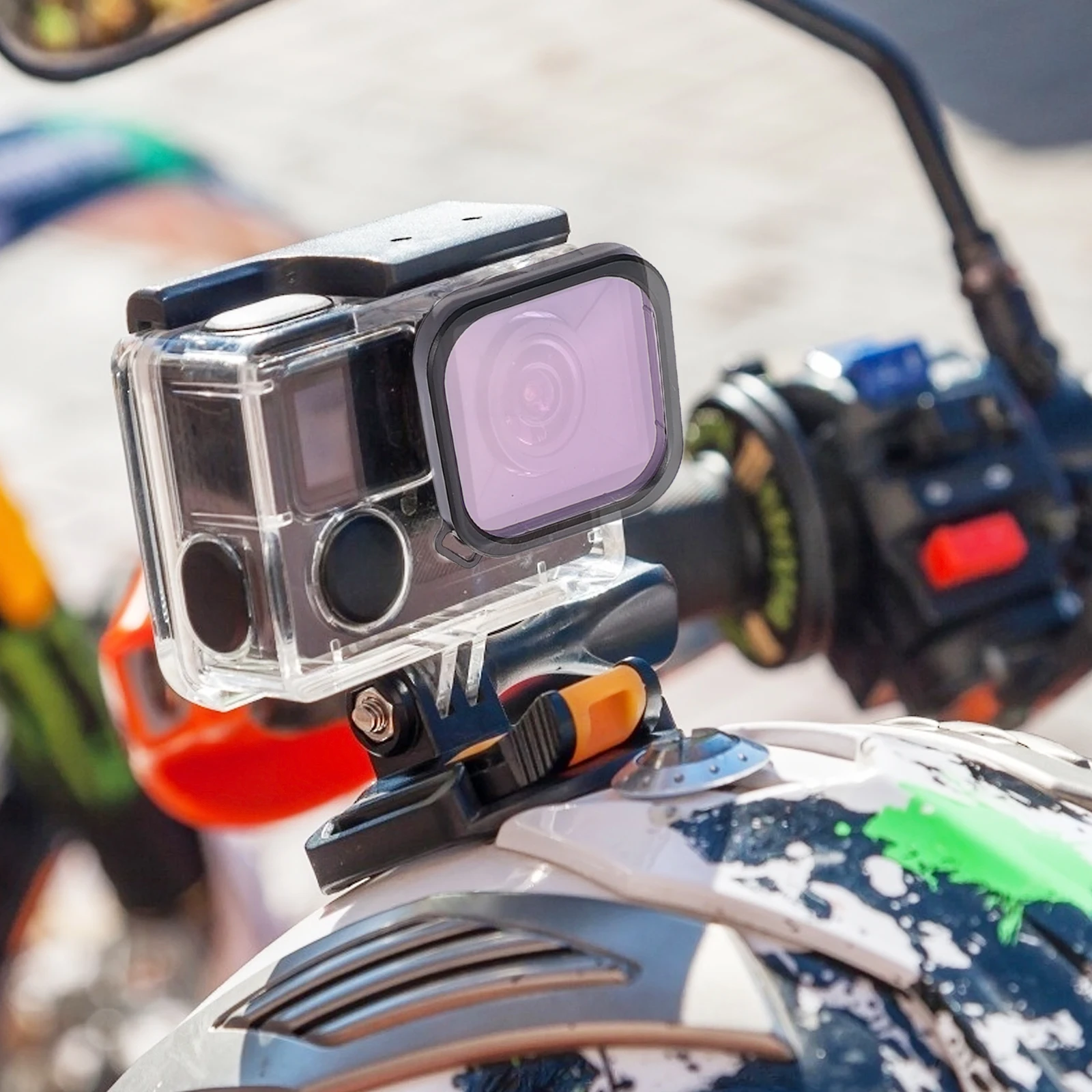 

3Pcs Dive Filter Waterproof Protective Housing Off Plastic Lens Filter Underwater Photography Scuba Snorkel Accessory