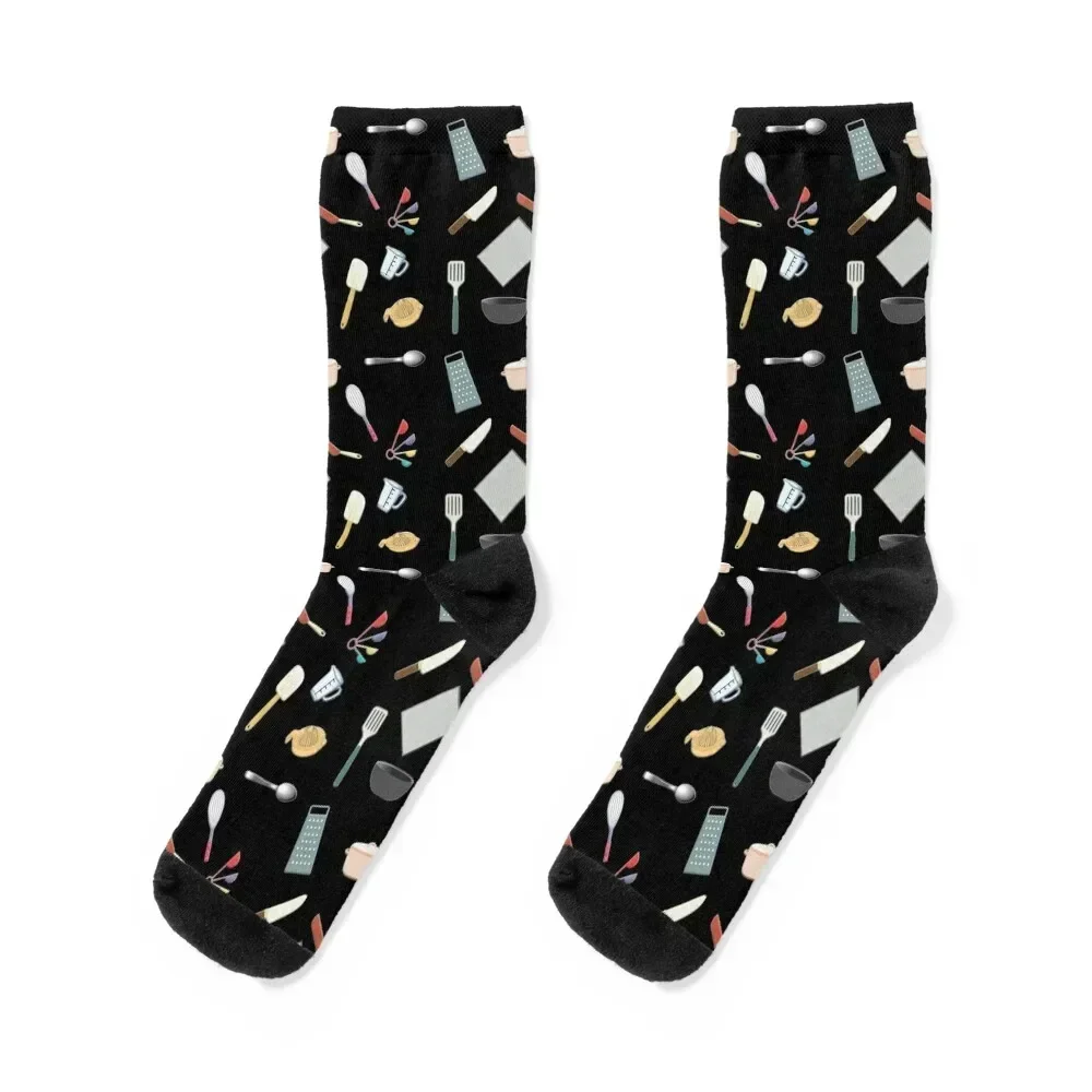 

Tools for Cooks Socks retro colored aesthetic cute Male Socks Women's