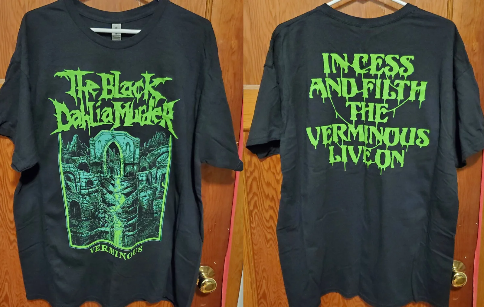 The Black Dahlia Murder Verminous DOuble Sided Shirt Full Size S-5XL EB2726