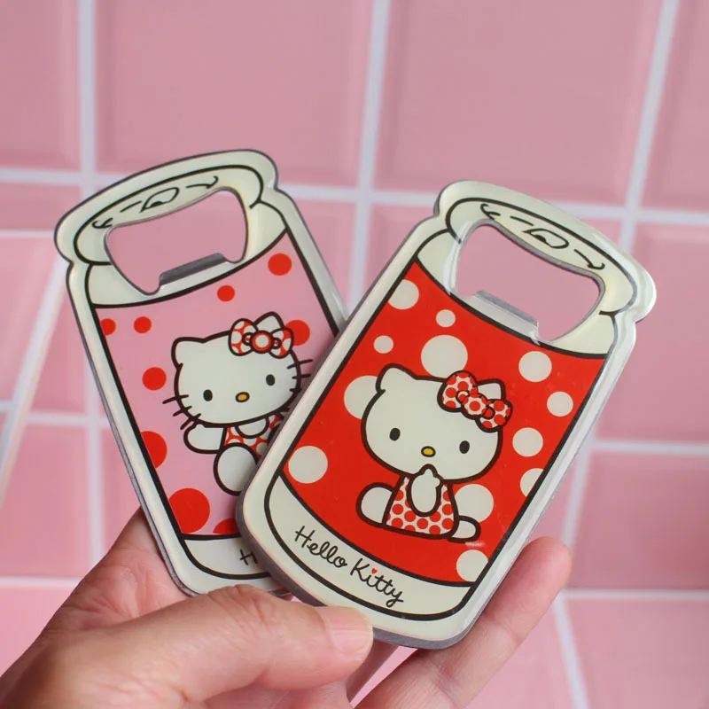 

Cartoon Hello Kitty Beer Bottle Opener Originality Portable Restaurant Home Bottle Cap Opener Refrigerator Decoration