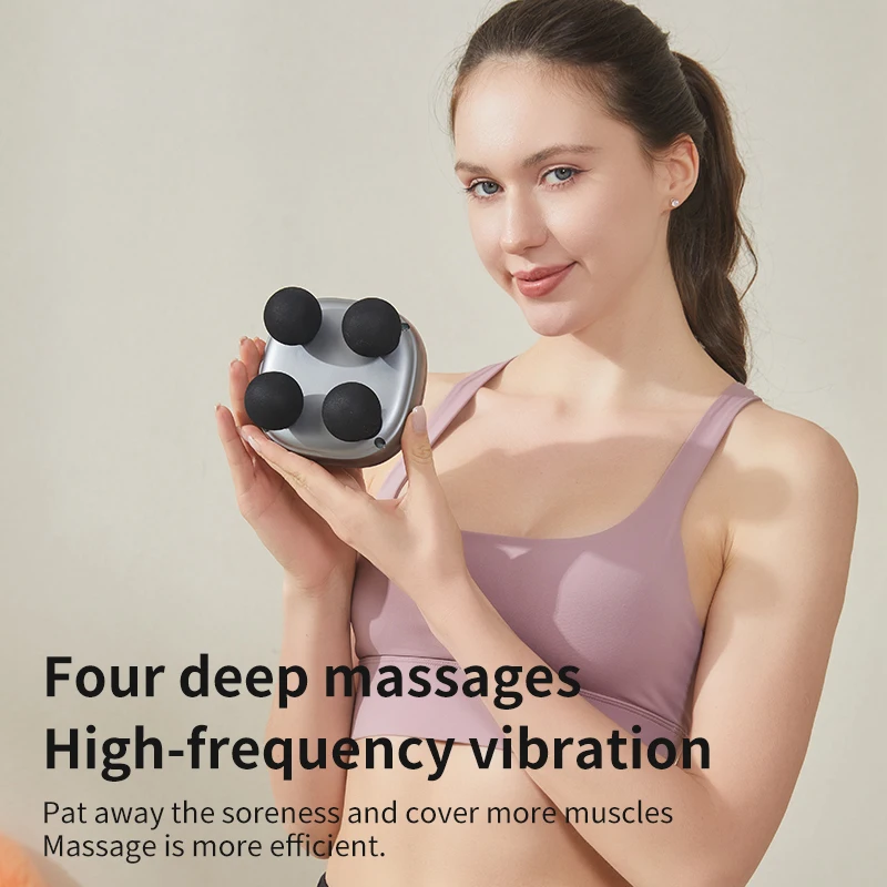Smart Library Yixuan 4 Heads 9 Levels Deep Tissue Fascial Legs Waist Back Full Body Muscle Pain Relief Premium Massage  Profe