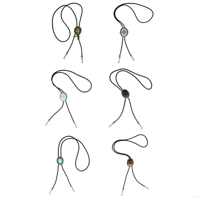 49mc бирюзовый боло, галстук, женщины, мужчина, унисекс западный галстук, все соответствующие ювелирные изделия для шеи