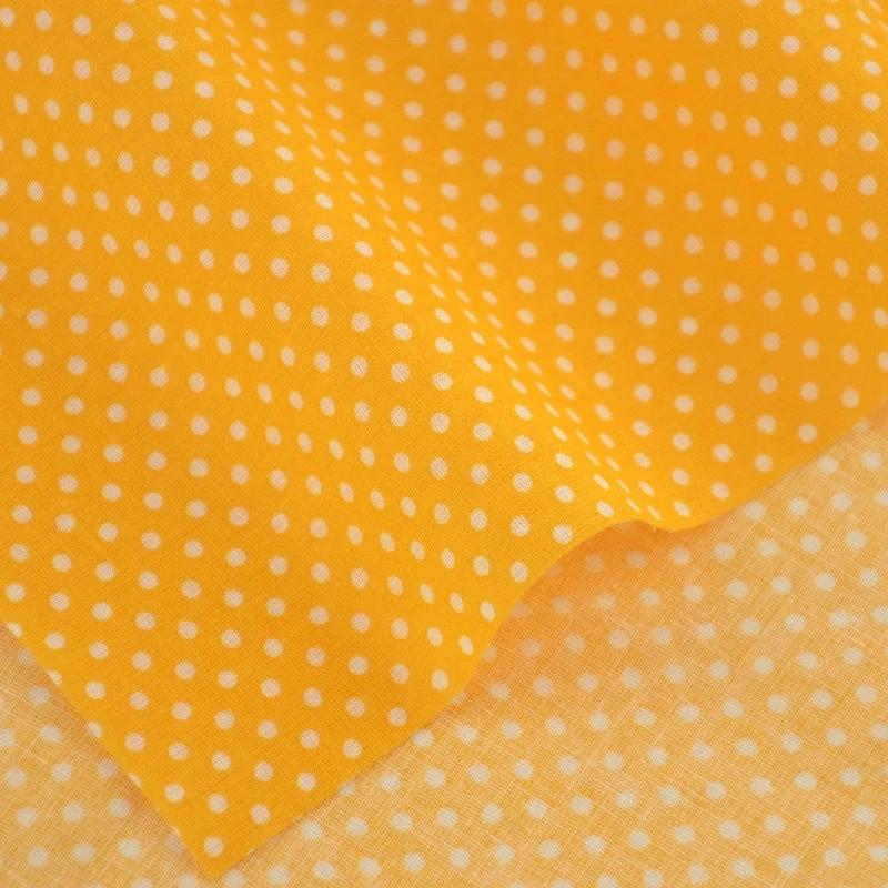 50X150CM 다른 색상의 13 개의 작은 점 인쇄 된 목화 패브릭 패치 워크 홈 섬유 장식 의류 DIY 봉제 인형