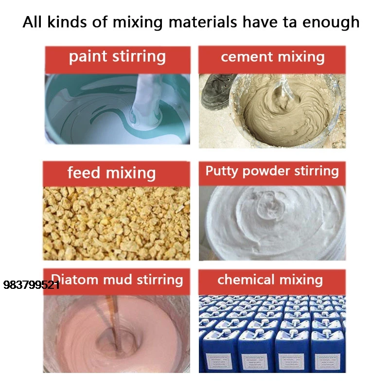 Good Price NEW Electric Industrial Grade Mixer Paint Paint Cement Putty Powder Professional Mixing Handheld Multifunction