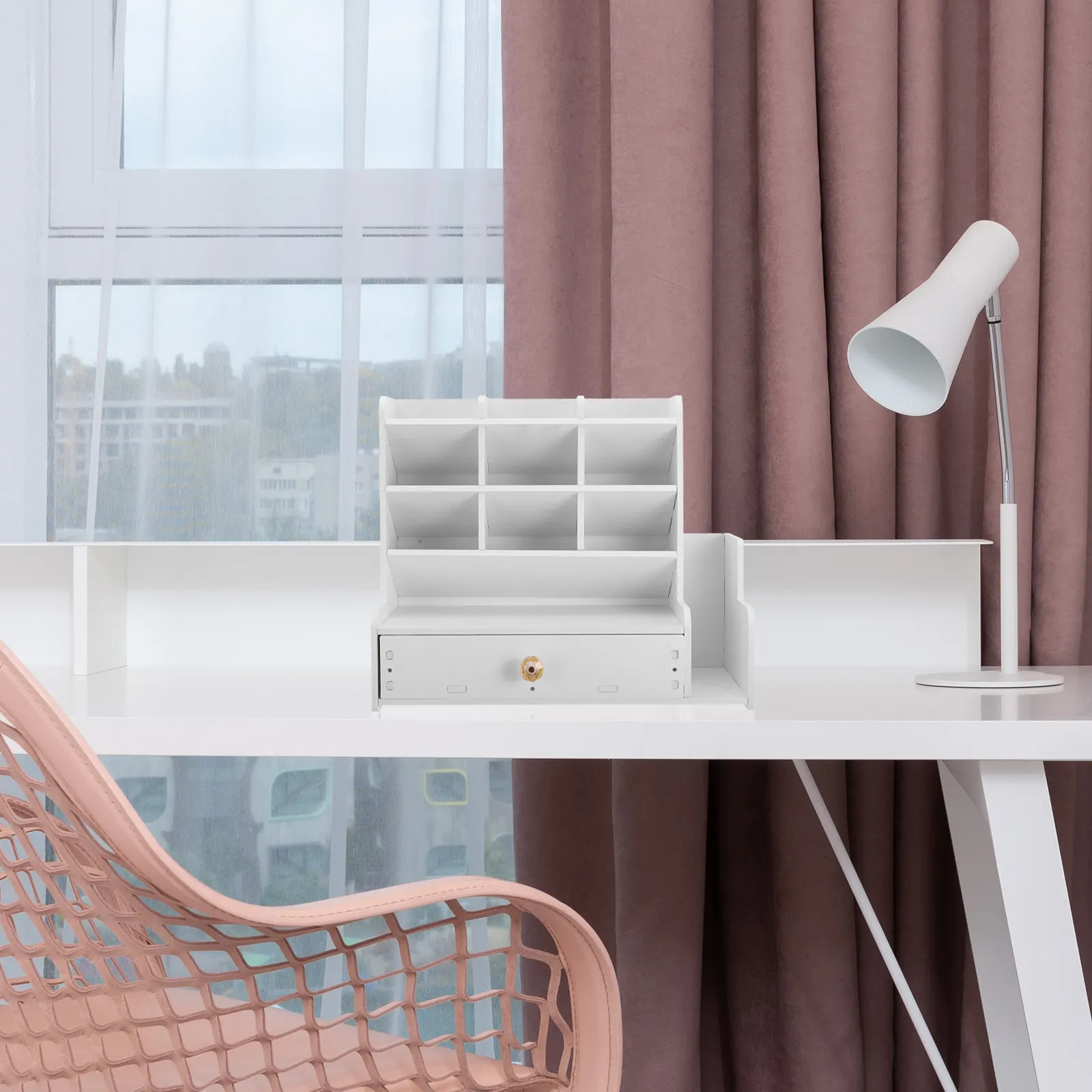desktop-pen-organizer-easy-assemble-large-capacity-slanted-pen-holder-stationery-storage-rack-drawer-for-office-school-desk