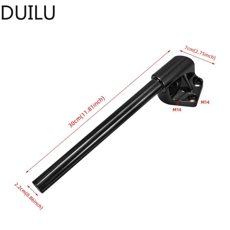 دراجة نارية سبليت المقود لكاواساكي نينجا 300 300R 250 250R EX250 دراجة نارية الأسود الألومنيوم سبليت المقود مقود