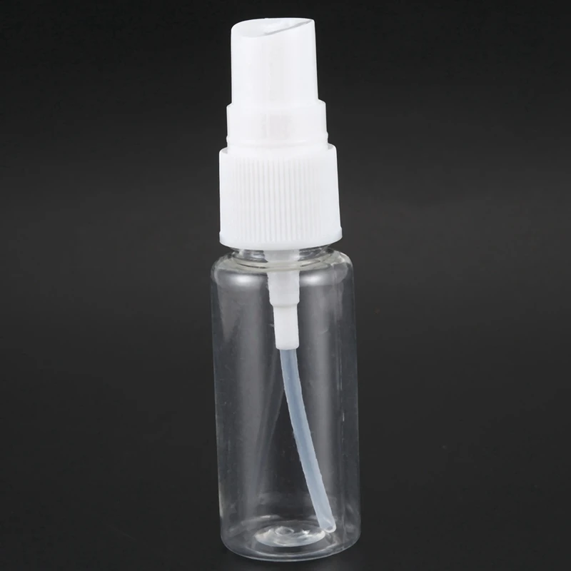 2025-300-Pack Empty Clear Plastic Fine Mist Spray Bottles With Microfiber Cleaning Cloth, 20Ml Refillable Container