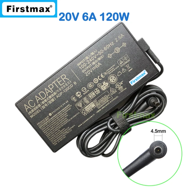 20V 6A A17-120P2A ADP-120CD B Laptop Power Supply AC Adapter Charger for MSI  GF63 Thin 10UC 10UD MS-16R5 11SC 11UC 11UD MS-16R6