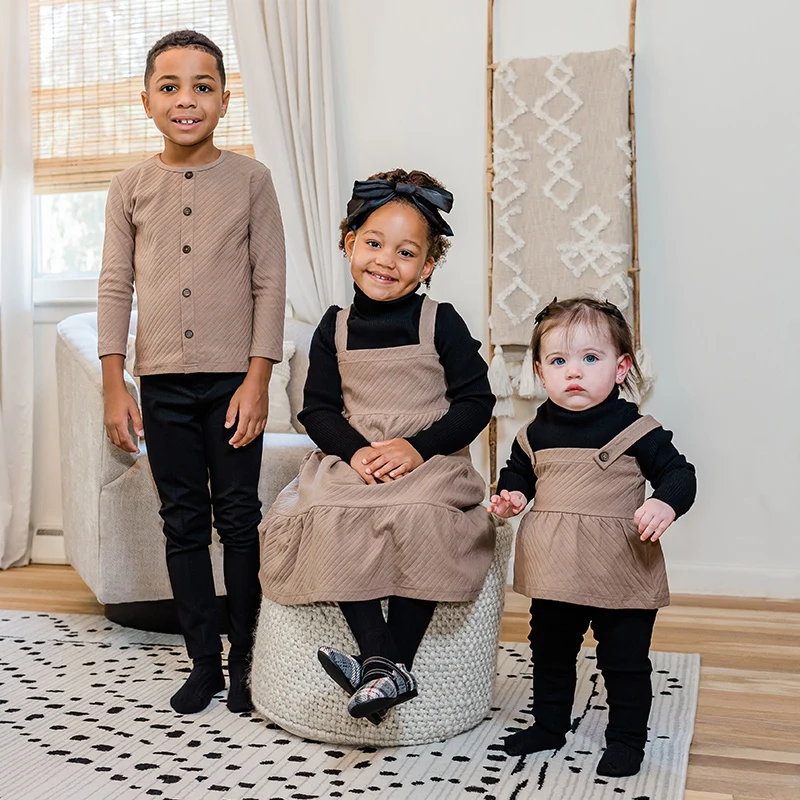 Family Matching Outfits - Girls Dress, Baby Set, Boy Clothes