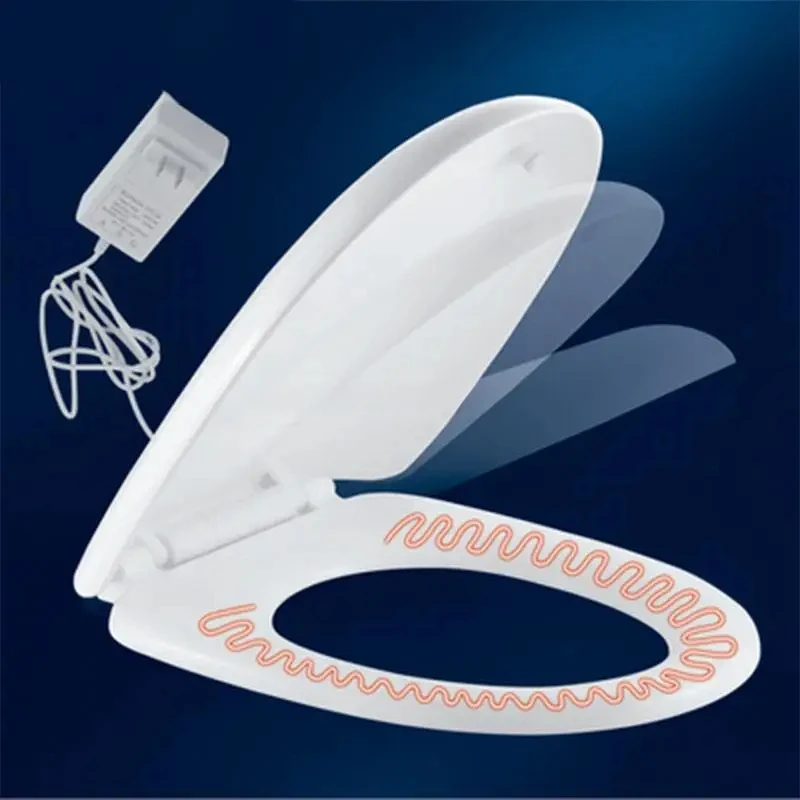 Smart Heating Toilet Seat U/V Type 100V - 220V wc Fast Heated Silent Buffer ABS Material Toilet Lid Temperature Adjustable