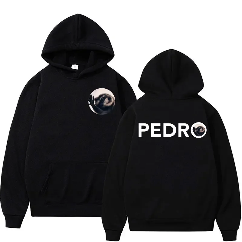 

Pedro Dancing Funny Raccoon Meme Hoodie Men Women Fashion Autumn/Winter Pullovers Sweatshirts Fashion Vintage Hoodies Streetwear