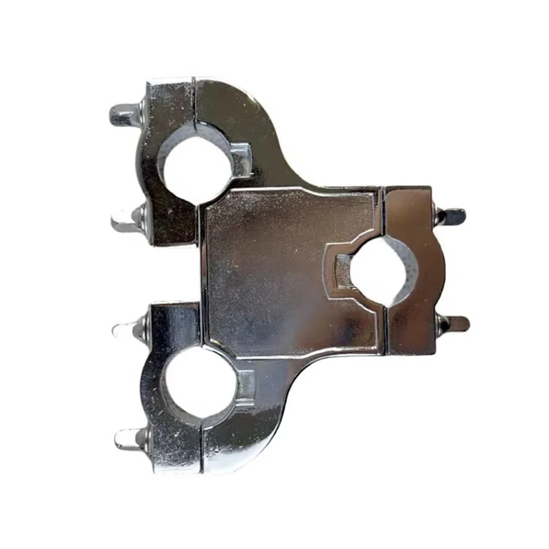 ABKV-Drum Clamp Connector ثلاثة حفرة تصاعد قوس سهلة التركيب لملحقات طبلة الجاز